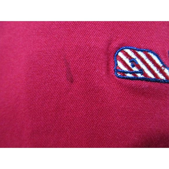 Vineyard Vines Candy Cane Strip Whale Embroidered Red Holiday Pants Boys 12 GUC - Picture 5 of 16